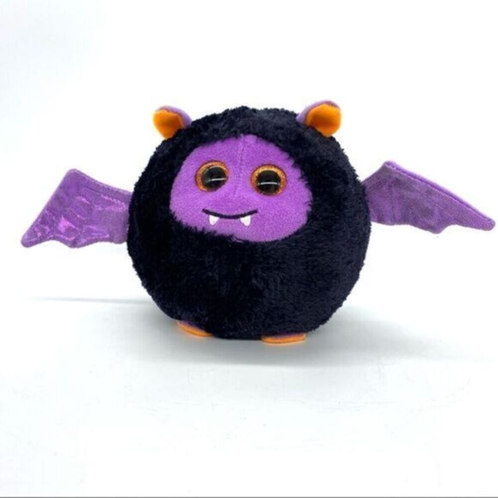 Ty Beanie Ballz Batty the Black Bat Halloween Plush